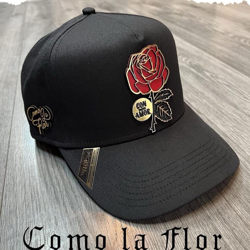 Cat De La Rosa Gold Curved Visor