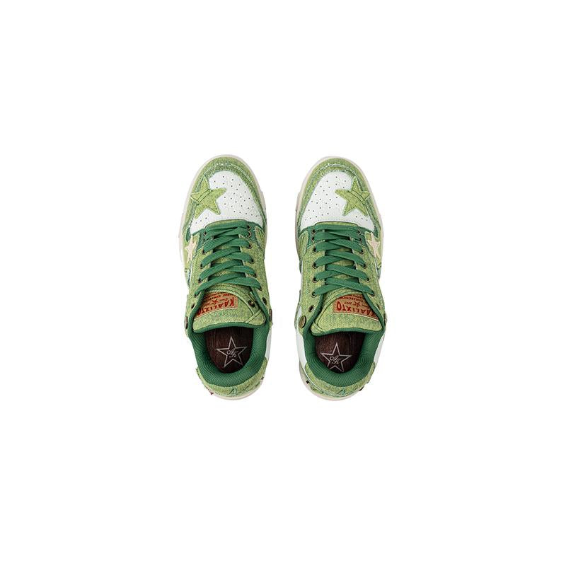 K&P 1 Retro Star Sneakers - Avocado