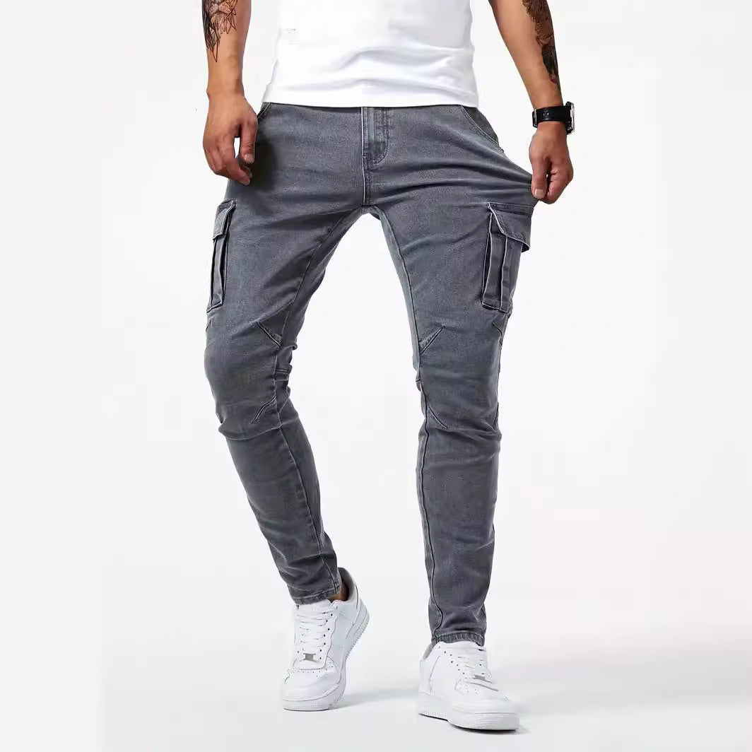 Men's Casual Multi-Baggy Denim Jeans