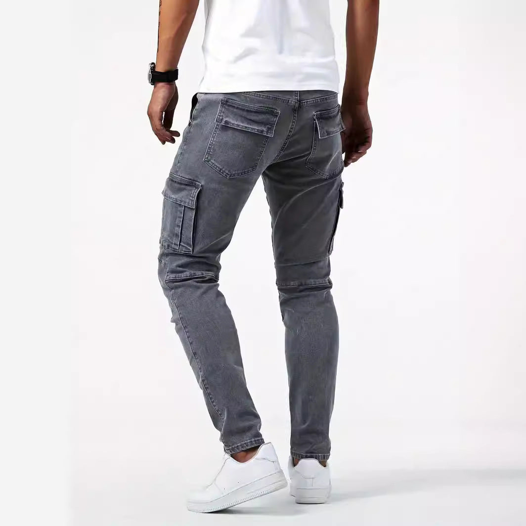 Men's Casual Multi-Baggy Denim Jeans