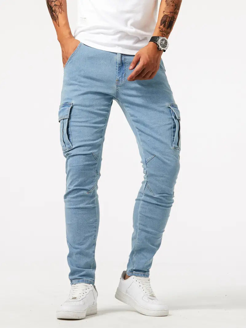 Men's Casual Multi-Baggy Denim Jeans