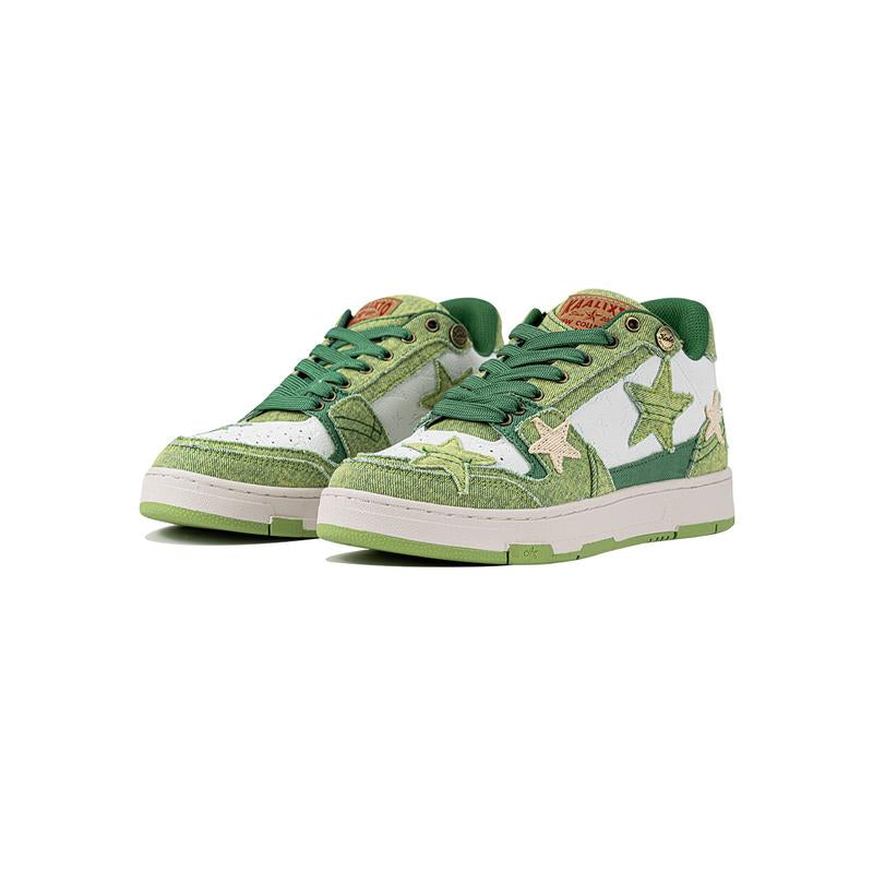 K&P 1 Retro Star Sneakers - Avocado