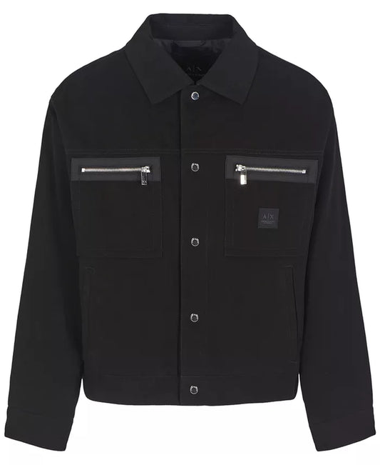 A|X Armani Exchange - Men'S Limited Edition Black Denim Jacket