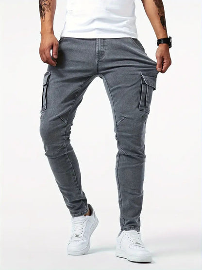 Men's Casual Multi-Baggy Denim Jeans