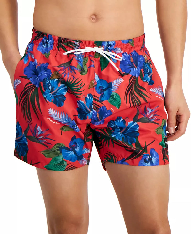 Men'S Piranha Graphic 5.3" Swim Trunks, Created for Macy'S