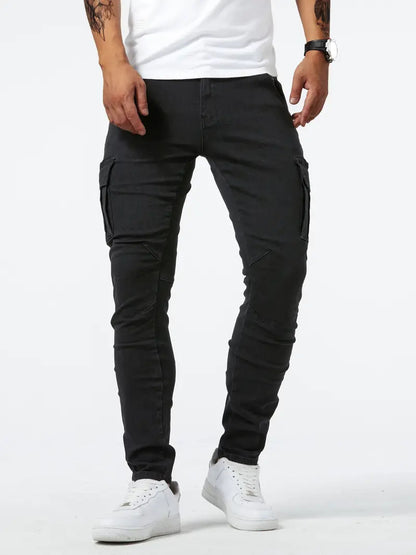 Men's Casual Multi-Baggy Denim Jeans