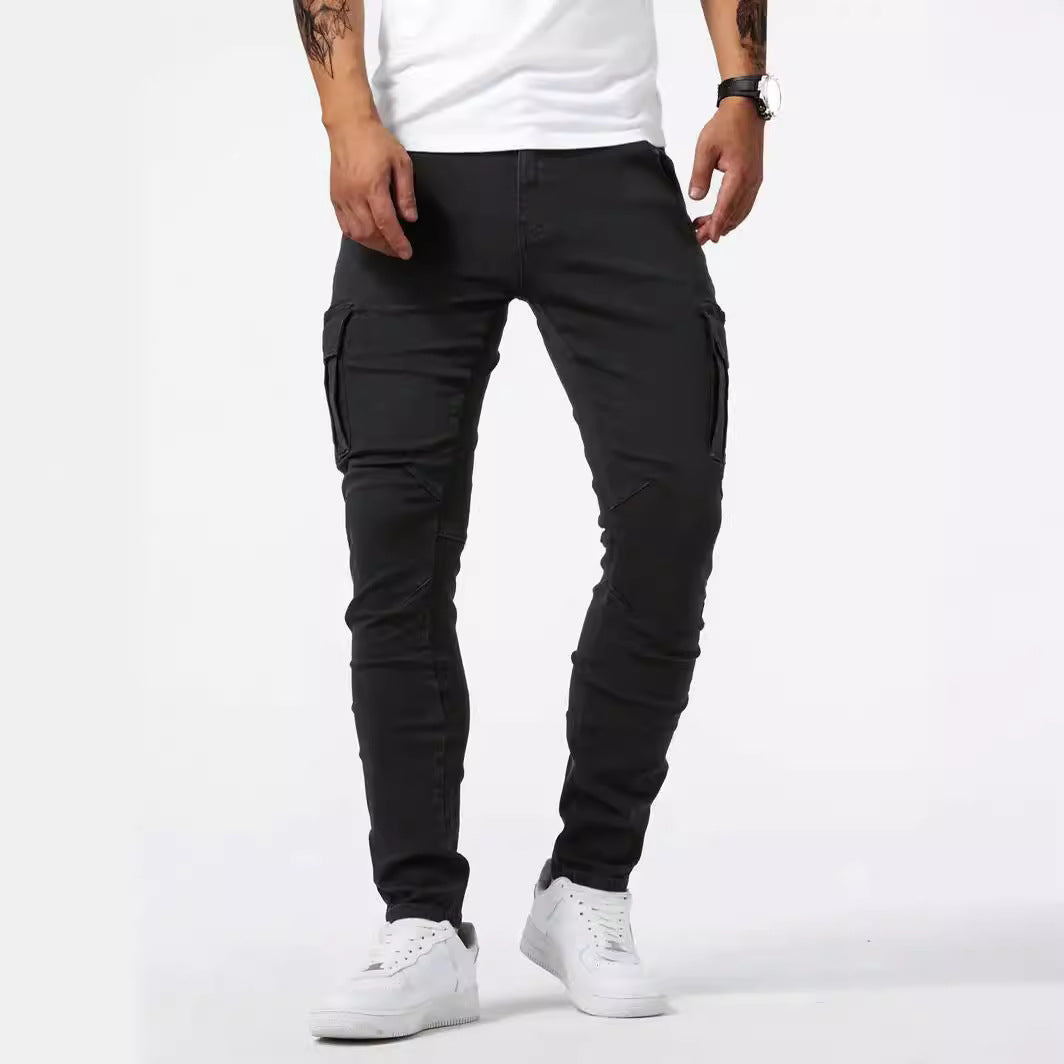 Men's Casual Multi-Baggy Denim Jeans