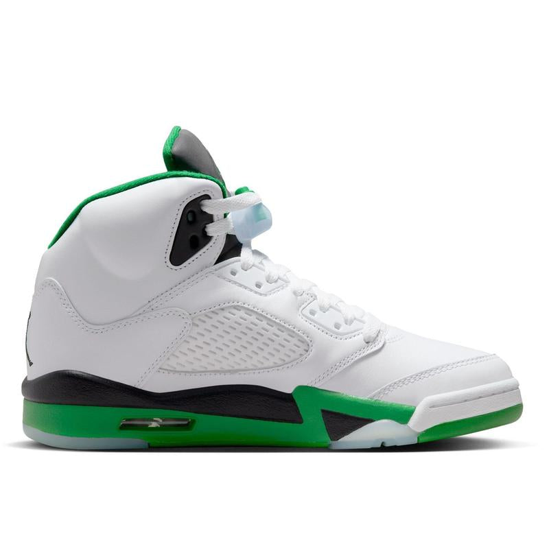 Women'S Jordan 5 Retro White/Lucky Green-Black (DD9336 103)