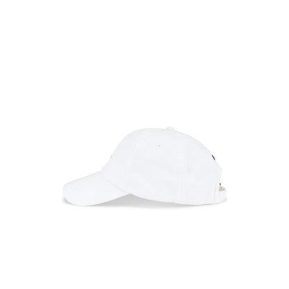 Polo Ralph Lauren Chino Cap in White & Marlin Blue Unisex