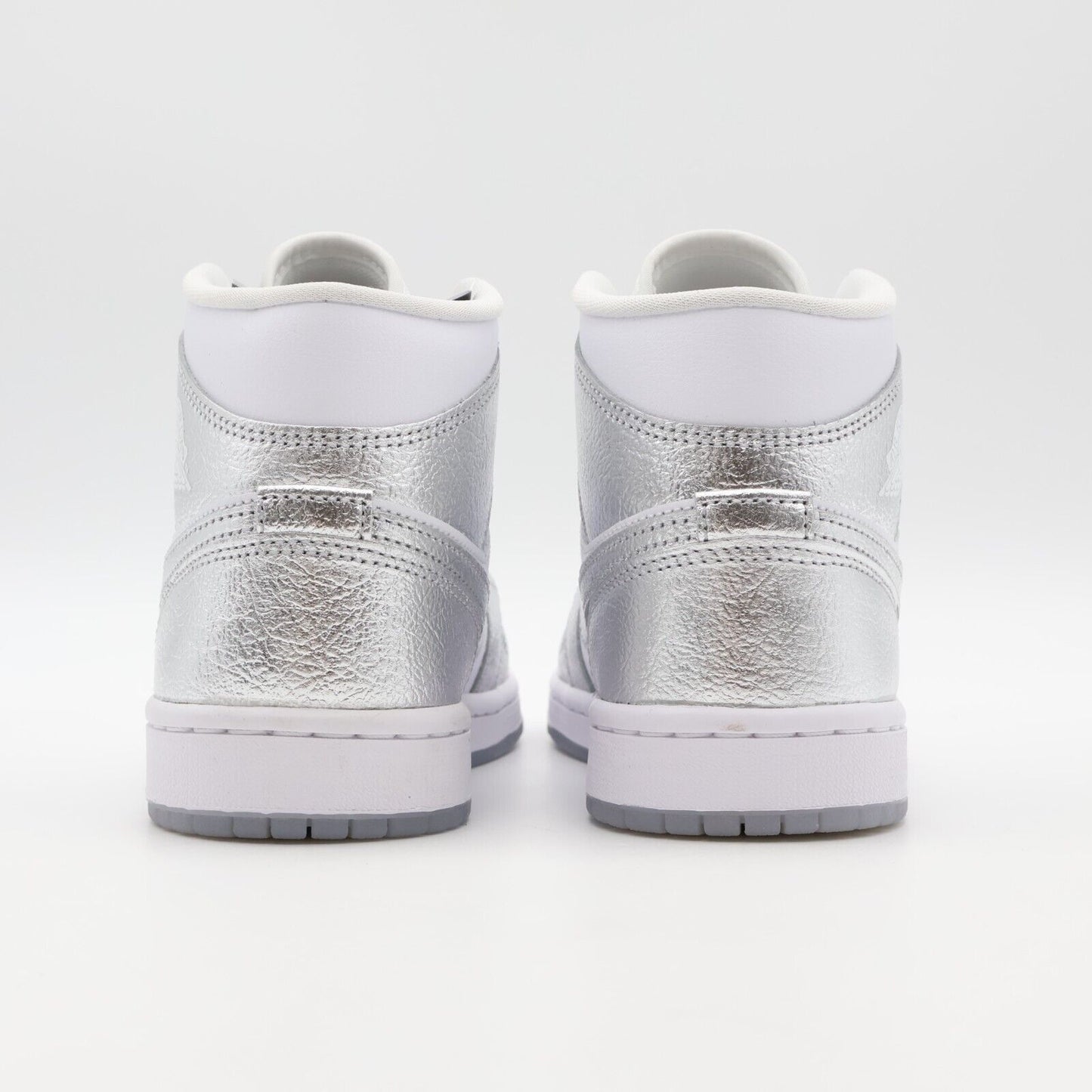 Nike Air Jordan 1 Mid SE Metallic Silver - Women's