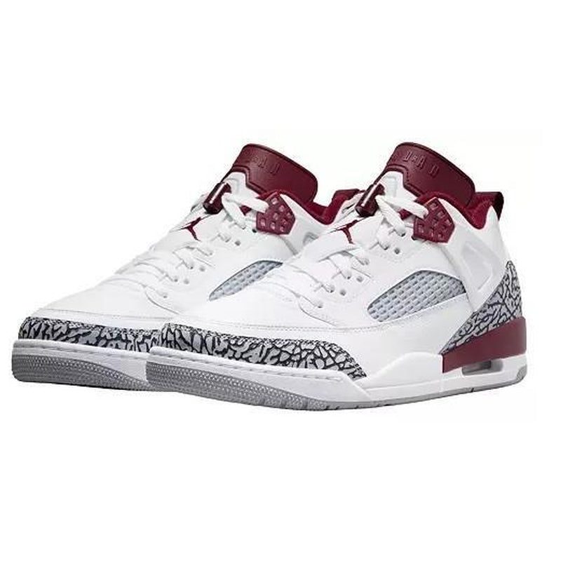 Men'S Jordan Spizike Low White/Team Red-Wolf Grey (FQ1759 106)